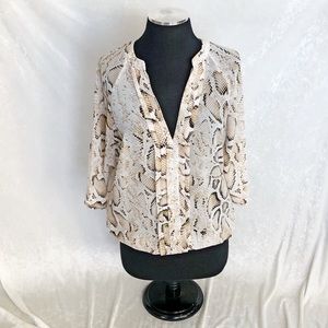 a.n.a. snakeskin top